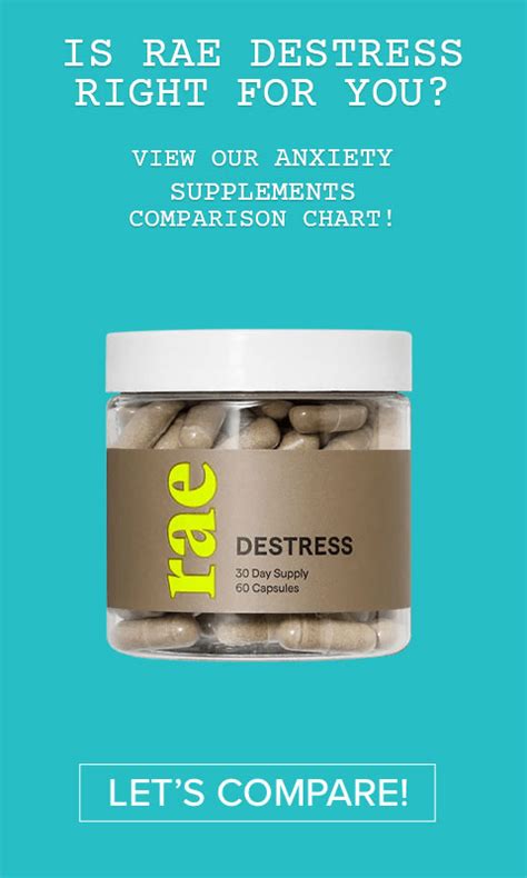 Stress less with Rae Wellness DeStress dietary supplement. . Rae destress reviews